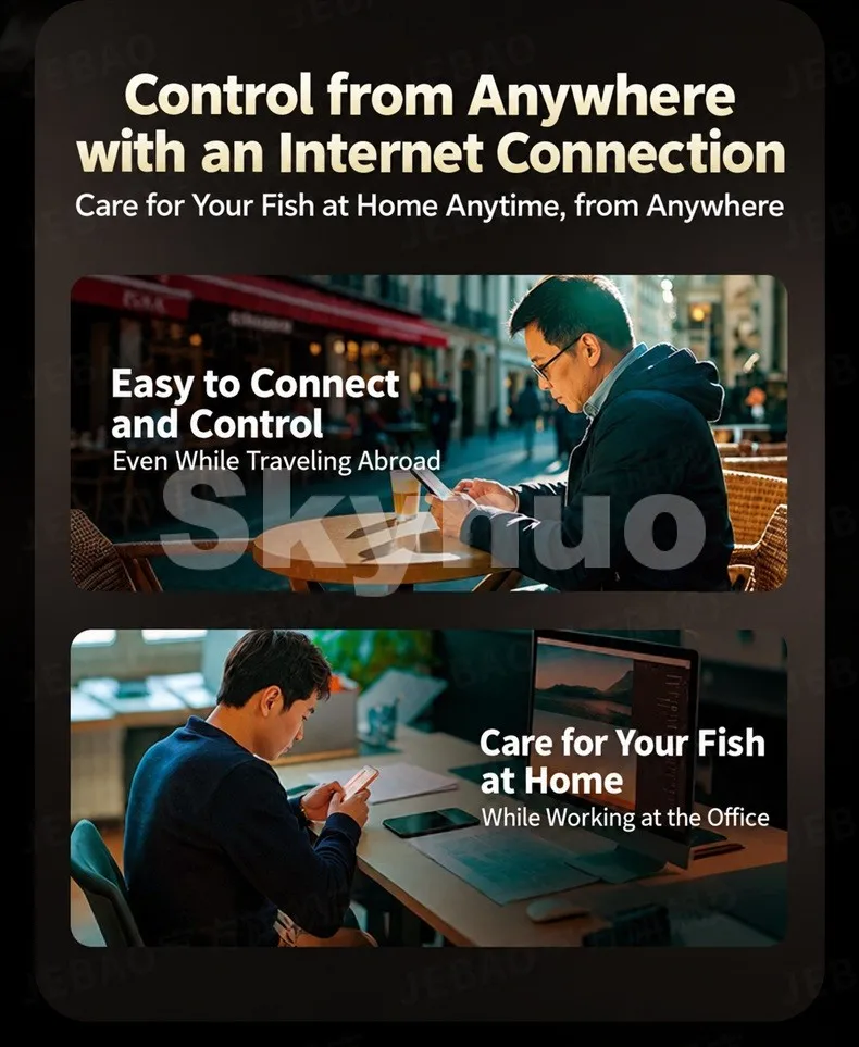 Jebao Jecod GMP Series Cordless Aquarium Vario Wavemaker Pump WIFI/BT APP Controlled for Marine Coral Reef Fish Tank