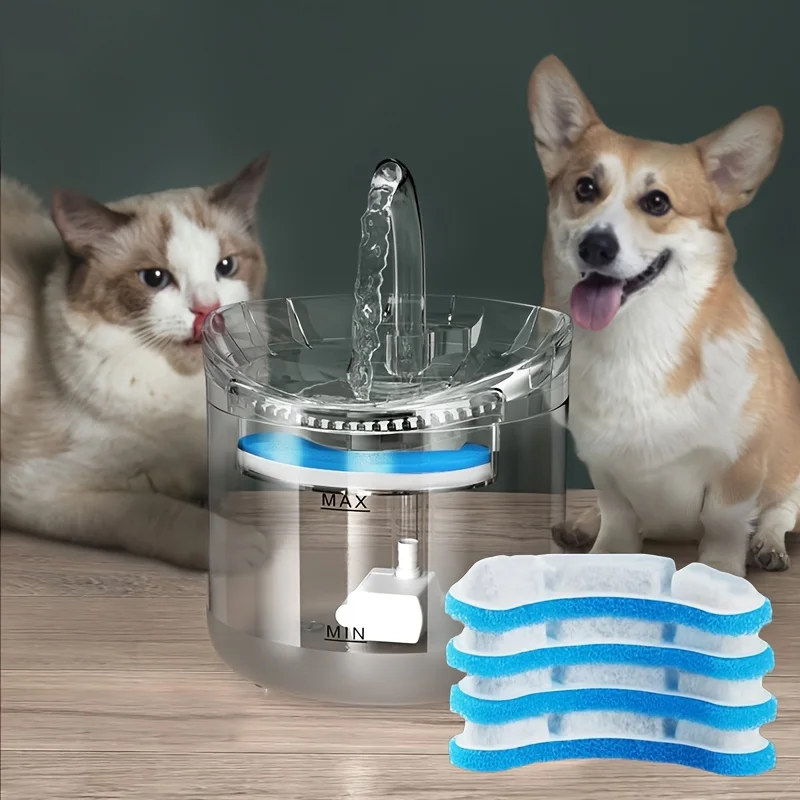 6/12pcs Cat Water Fountain Replacement Activated Carbon Filter For Pet Drinking Bowl Auto Drinking Filter Element Accessories
