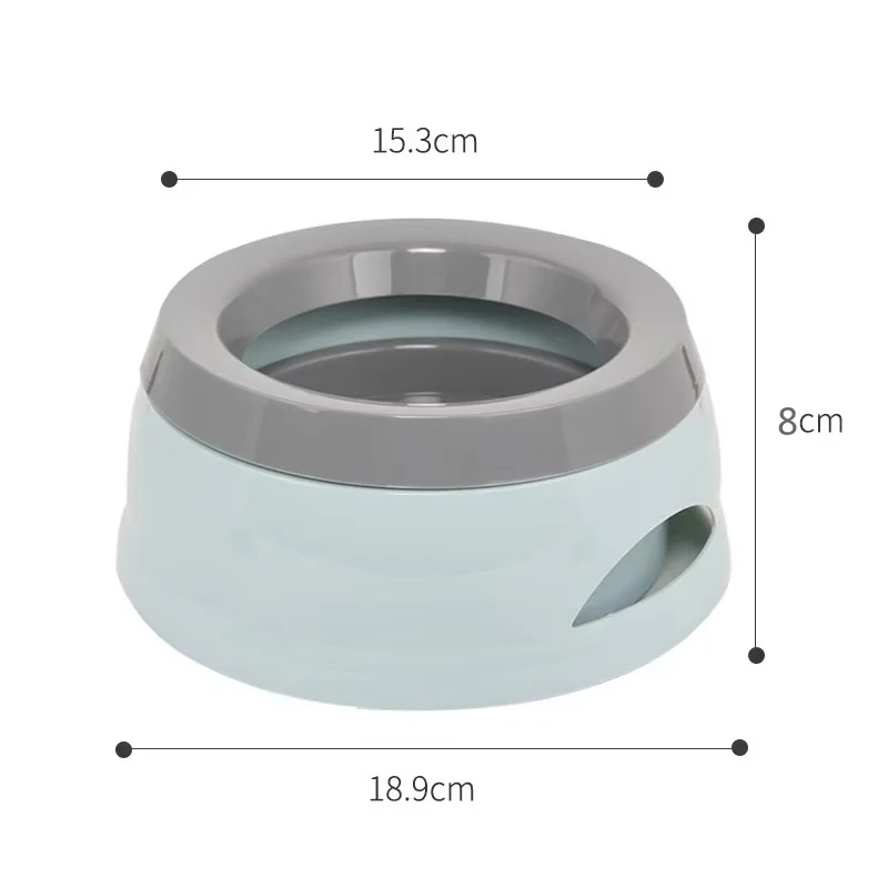 Anti Spill Pet Water Bowl Non Slip Splash Proof Dog Cat Drinking Bowl No Wet Mouth Portable Travel Car Bowl For Outdoor Travel