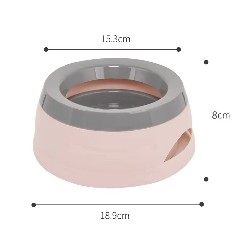 Anti Spill Pet Water Bowl Non Slip Splash Proof Dog Cat Drinking Bowl No Wet Mouth Portable Travel Car Bowl For Outdoor Travel