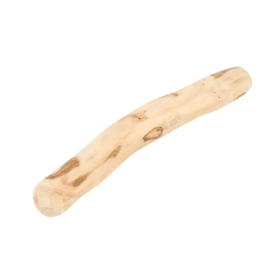 Natural Coffee Wood Dog Chew Toys Long Lasting Chewable Stick Dogs Supplies Stress Relief Chew Stick Pet Molar Toy for Puppy