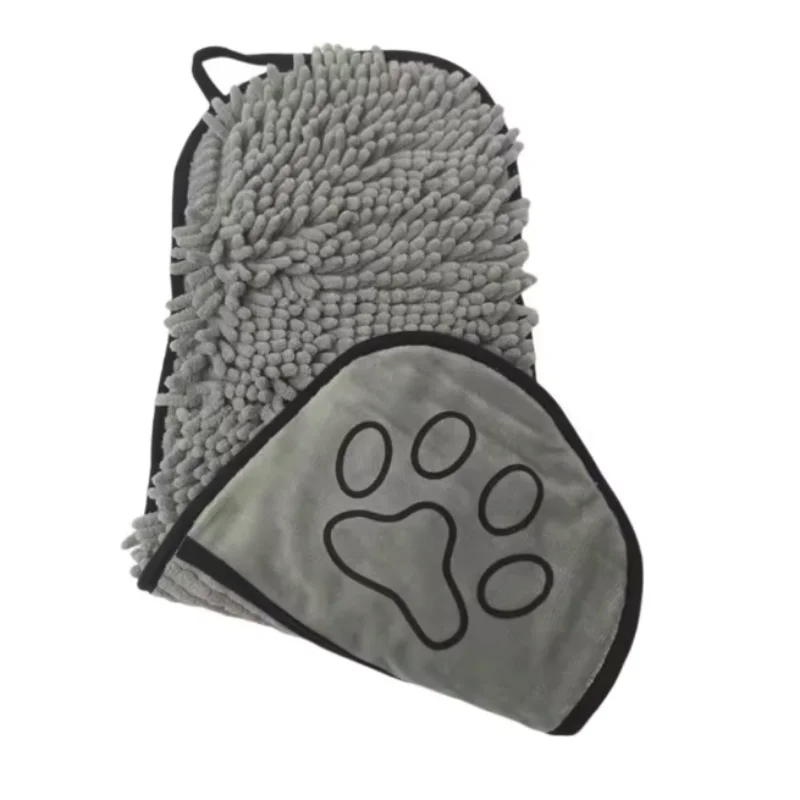 Super Absorbent Quick Dry Pet Towel Soft Dog Bath Robe Convenient Cat Bath Towel Pet Cleaning Washcloth Essential Dog Accessory