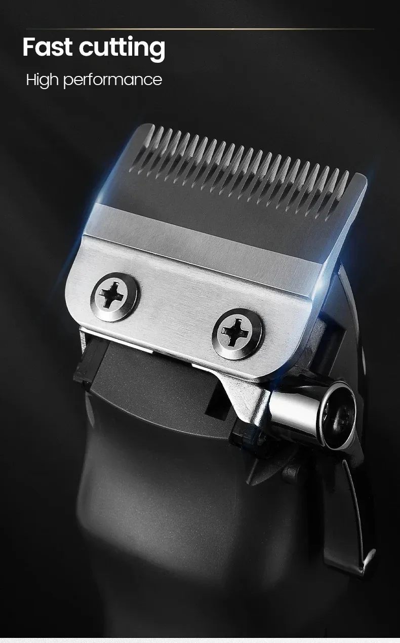 Professional Low Noise Cordless Electric Pet Hair Clipper Dog Grooming Trimmer Shaver for Dogs Cats Animals