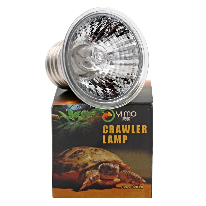Reptile Lamp 25/50/75W UVA+UVB 3.0 Pet Heat Lamp Bulb Turtle Basking UV Light Bulbs Amphibians Lizards Temperature Controller