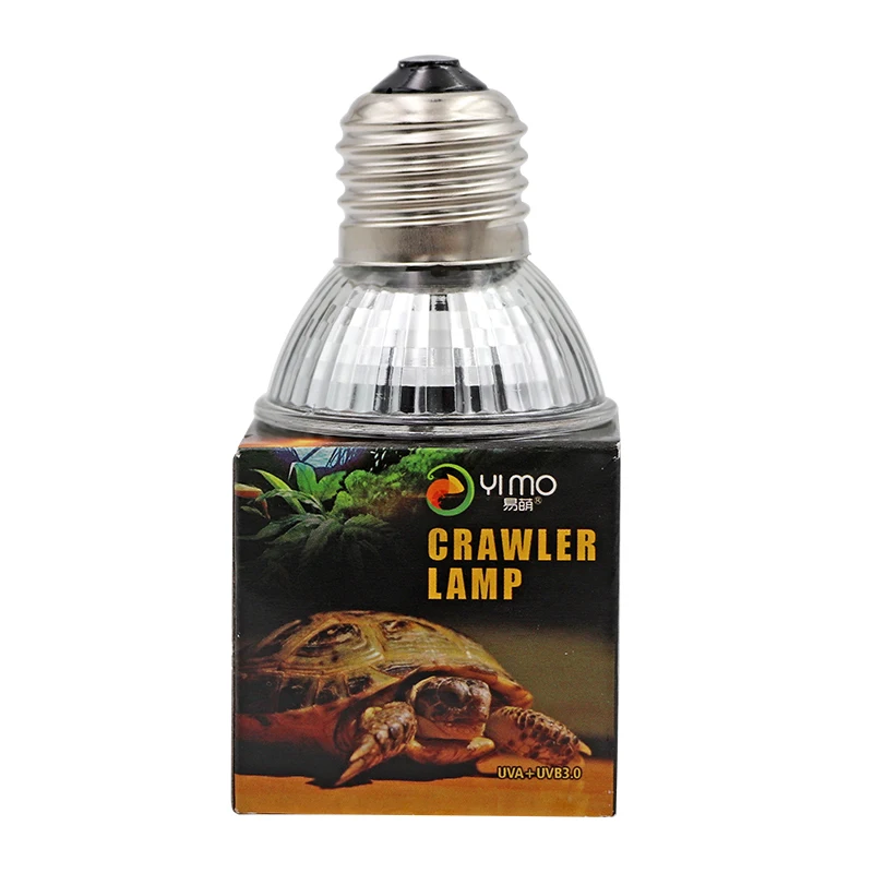 Reptile Lamp 25/50/75W UVA+UVB 3.0 Pet Heat Lamp Bulb Turtle Basking UV Light Bulbs Amphibians Lizards Temperature Controller