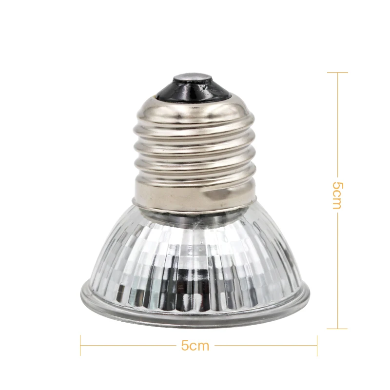 Reptile Lamp 25/50/75W UVA+UVB 3.0 Pet Heat Lamp Bulb Turtle Basking UV Light Bulbs Amphibians Lizards Temperature Controller