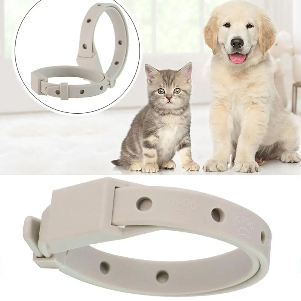 Adjustable Pet Deworming Collar Flea And Tick Prevention Collar Comfortable For Cats And Dogs Pet Supplies