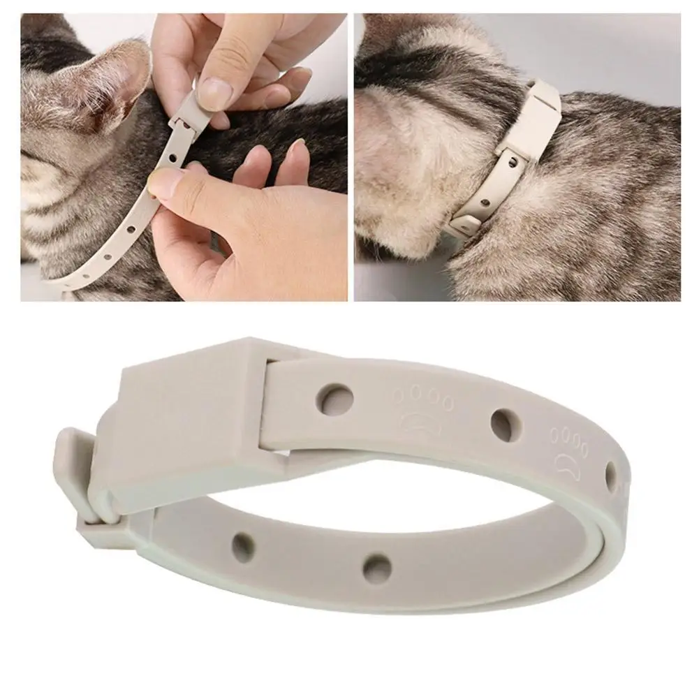 Adjustable Pet Deworming Collar Flea And Tick Prevention Collar Comfortable For Cats And Dogs Pet Supplies