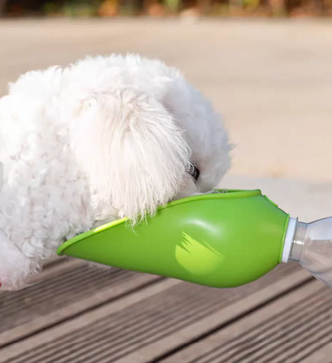 Universal Dog Cat Drinking Bowl Outdoor Feeding Water Portable Drinking Cup Pet Foldable Water Dispenser Interchangeable Bottle