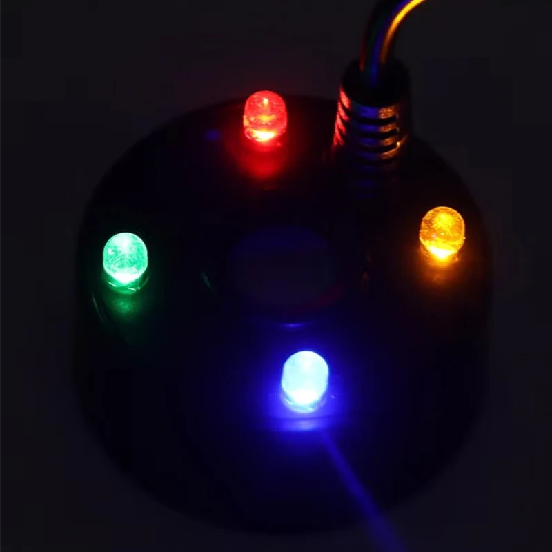 1PC 5V USB Mist Maker Fogger Nebulizer Water Fountain Fish Tank Pond Atomizer Head With 4 LED Colorful Lights