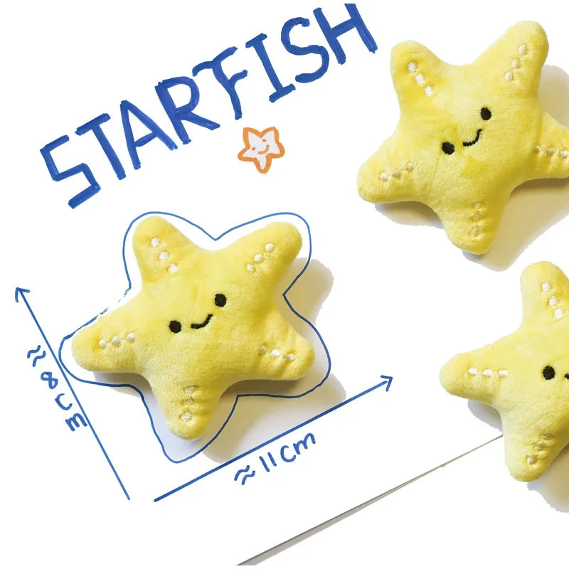 Marine Animal Plush Pet Dog Voice Toy Mini Cute Shark Crab Turtle Whale Toy Interactive Durable Self Fun Cat Dog Pet Supplies
