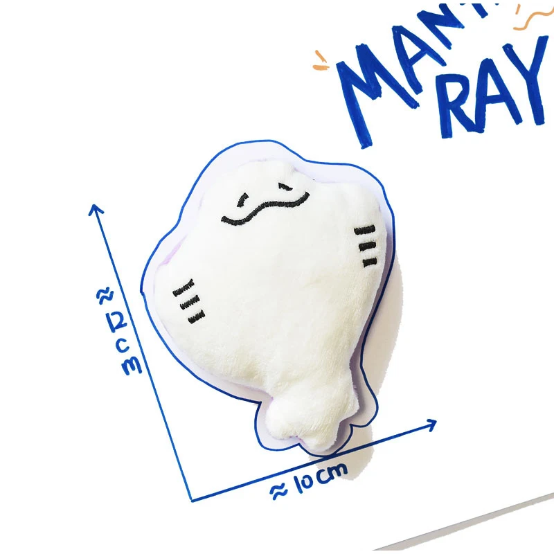 Marine Animal Plush Pet Dog Voice Toy Mini Cute Shark Crab Turtle Whale Toy Interactive Durable Self Fun Cat Dog Pet Supplies