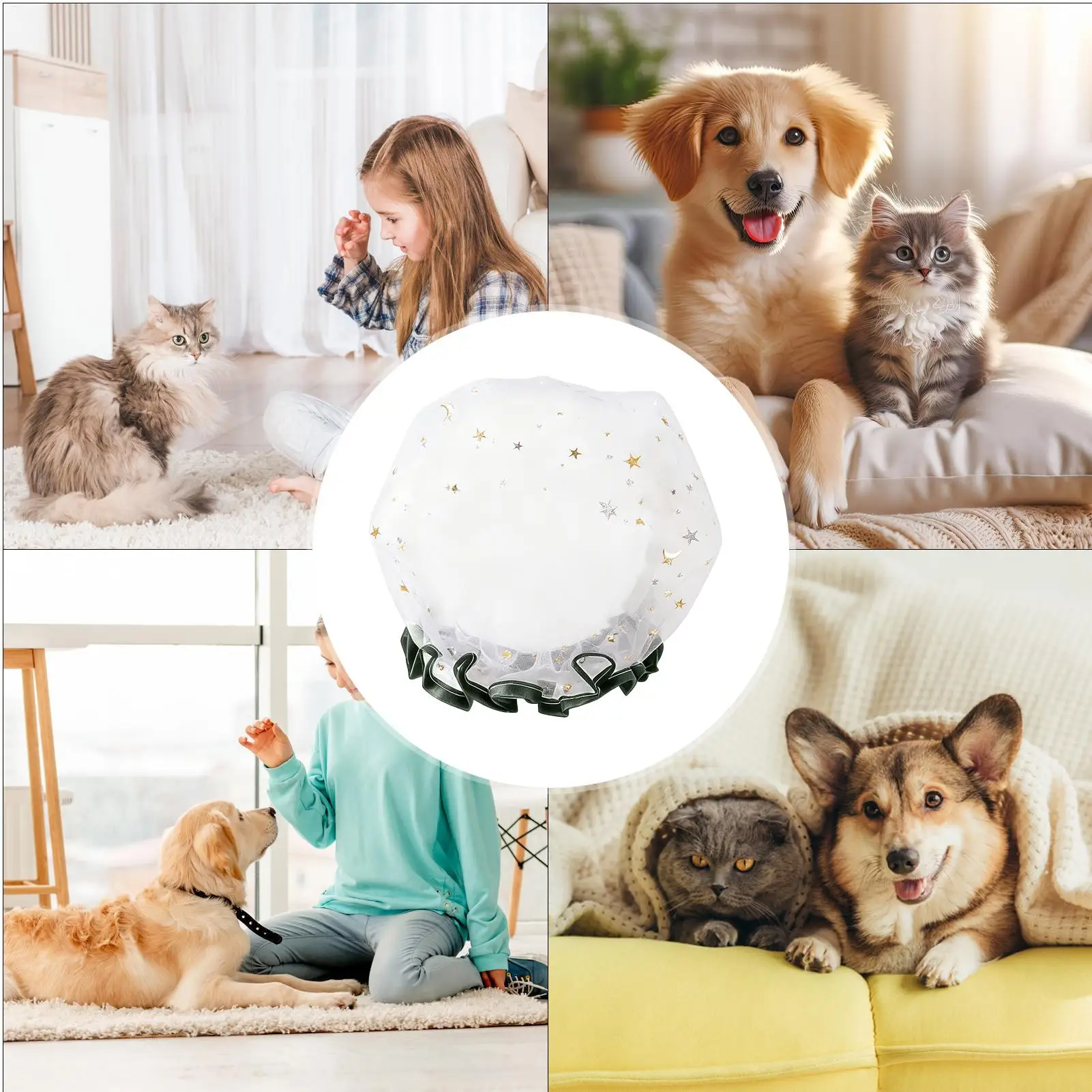 Anti-Scavenging Pet Muzzle Breathable Mesh Secure Fit Training Mouth Mask Adjustable Dog Cat Muzzle Comfortable Anti-Bite Guard