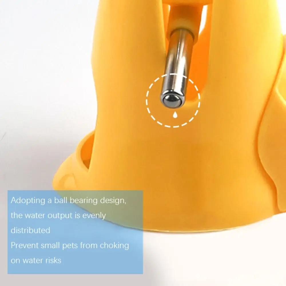 Steady Plastic Hamster Water Feeder 80ML Capacity Detachable Hamster Automatic Water Dispenser Hamster Drinker Rat