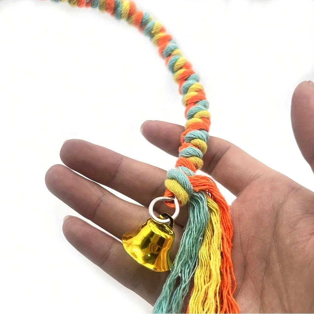 Bird Toys Parrot Climbing Rope Parrot Colorful Toy Climbing Rope Rotating Climbing Rope Bird Relax Play Grinding Toy Rope