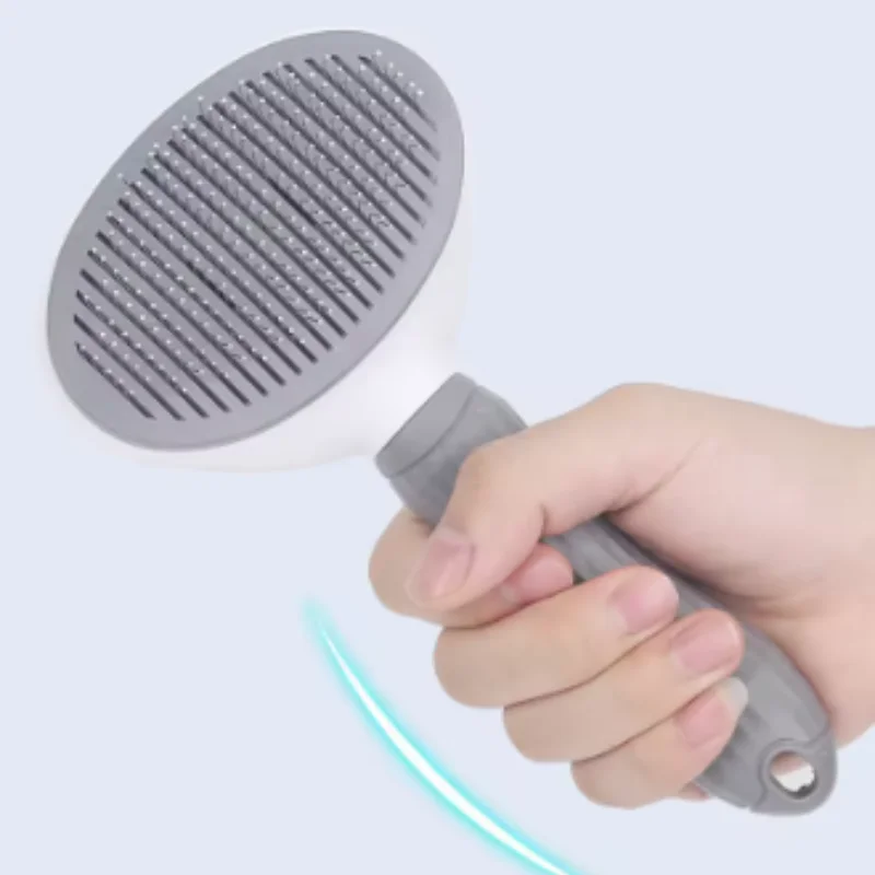 New Pet Dog Brush Cat Comb Self Cleaning Pet Hair Remover Brush For Dogs Cats Grooming Tools Pets Dematting Comb Dogs Accessory