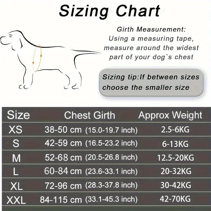 Reflective Nylon Pet Harness Anti-Pull Pet Harness for Small Medium Large Dogs with Handle Harness for Outdoor Walking Training