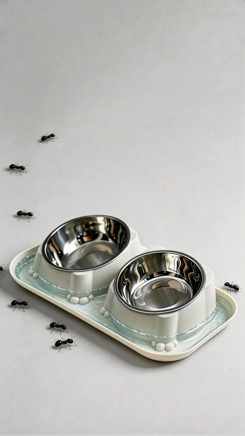 Anti-Ant Pet Bowl Anti-Spill Anti-Tip Non-Slip Feeding Water Bowl for Cat Dog Food Drinking Basin Pet Supplies