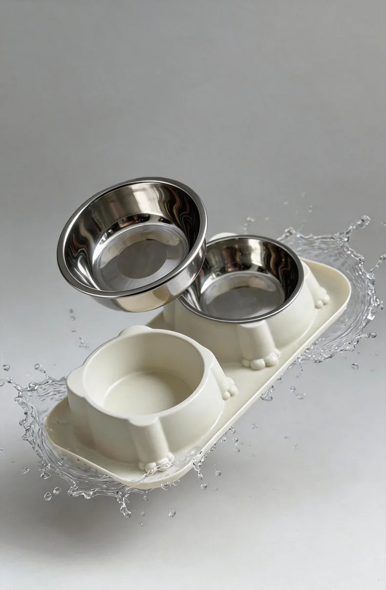 Anti-Ant Pet Bowl Anti-Spill Anti-Tip Non-Slip Feeding Water Bowl for Cat Dog Food Drinking Basin Pet Supplies