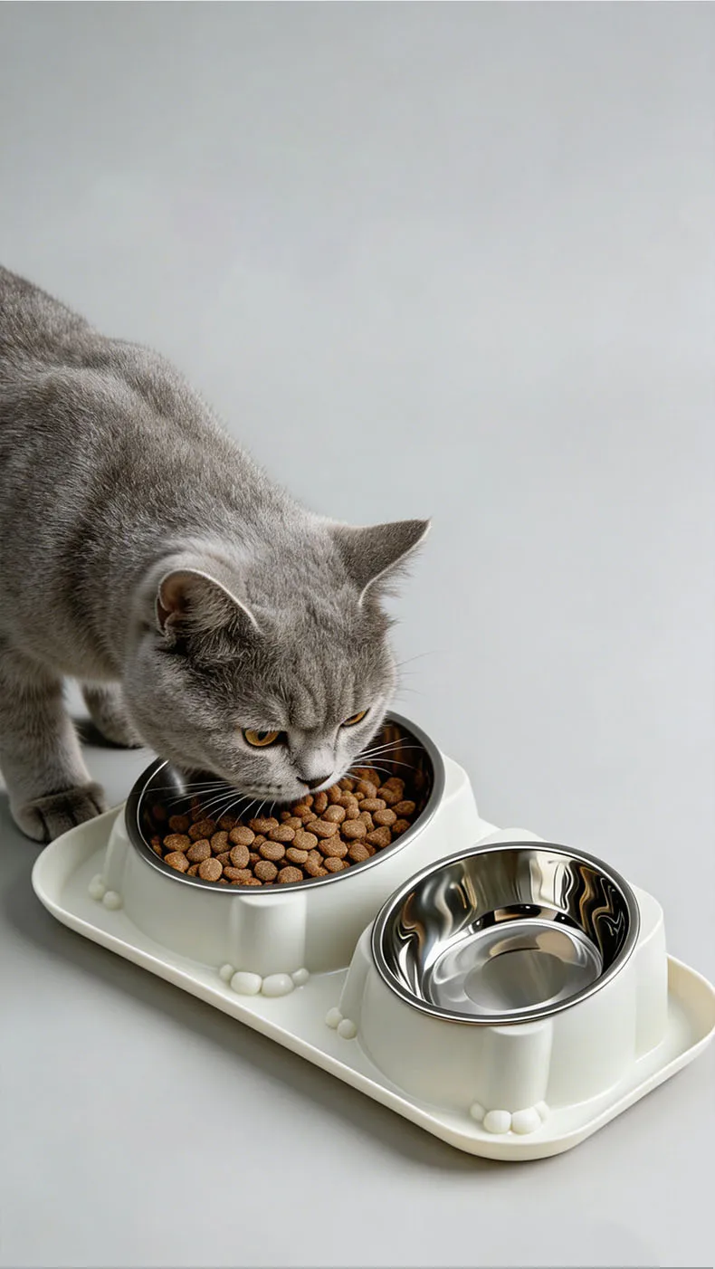 Anti-Ant Pet Bowl Anti-Spill Anti-Tip Non-Slip Feeding Water Bowl for Cat Dog Food Drinking Basin Pet Supplies
