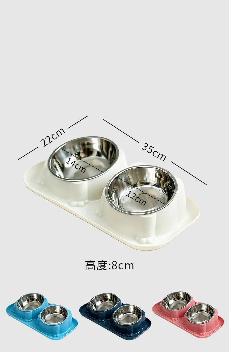 Anti-Ant Pet Bowl Anti-Spill Anti-Tip Non-Slip Feeding Water Bowl for Cat Dog Food Drinking Basin Pet Supplies