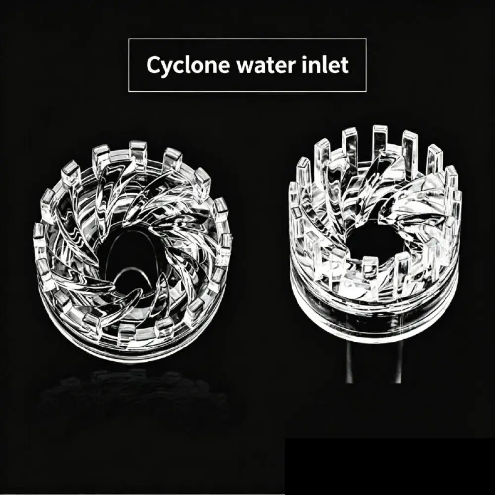 Basket Style Floating Surface Skimmer, Oil Film Remover with Inlet Grille Inlet & Outlet for Mini Planted Aquarium Tank Supplies