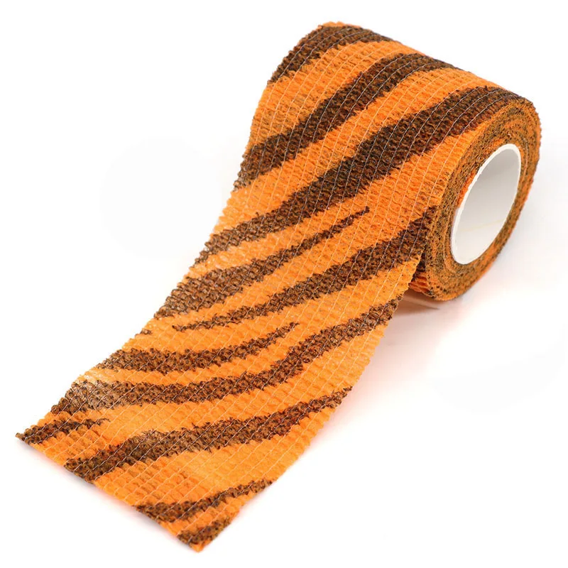 6 Rolls Vet Wrap Cohesive Bandage Self Adhesive Elastic Tape Animal Print Non-woven Breathable for Dog Cat Horse Wound Care