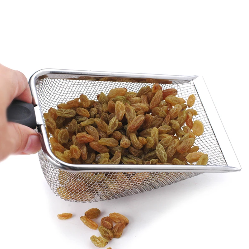 ※Pet Washing Equipment Stainless Steel Feces Shovel Net Cat Litter Shovel Reptiles Reptile Sand Shovel Mesh Screen Fecal