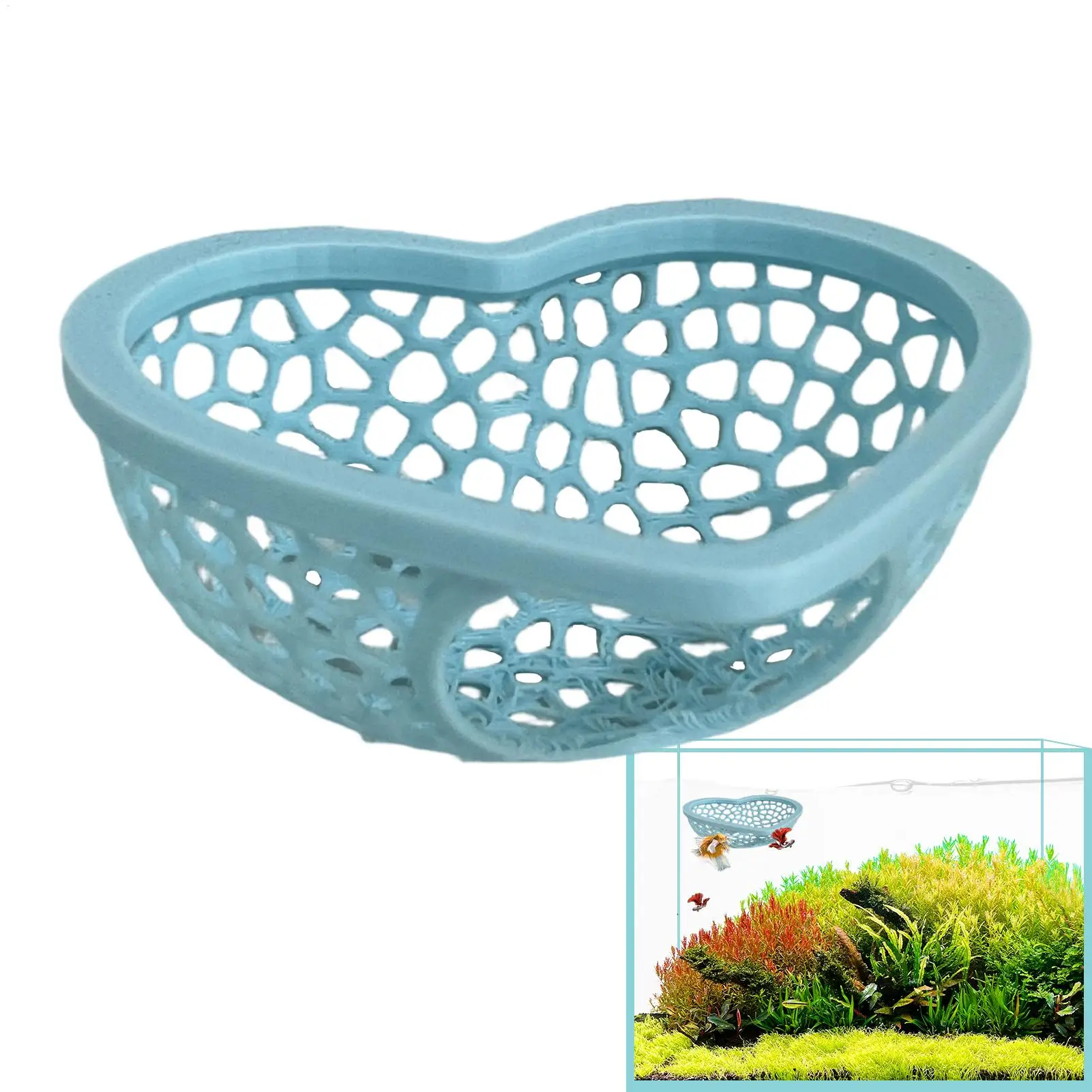 Floating Betta Hides Betta Fish Hides Aquarium Heart Shape Floating Shrimp Resting Cave Fish Tank Fish Lounge  hiding place