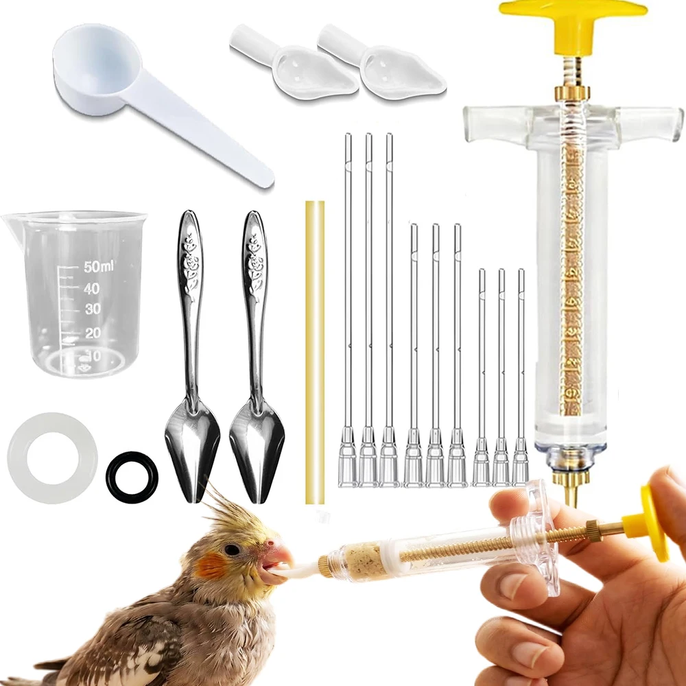 Hanging Bird Feeder Outdoor Garden Wild Bird Food Holder Plastic Bird Feeding Spoon with Hook Easy Clean for Yard Balcony Patio