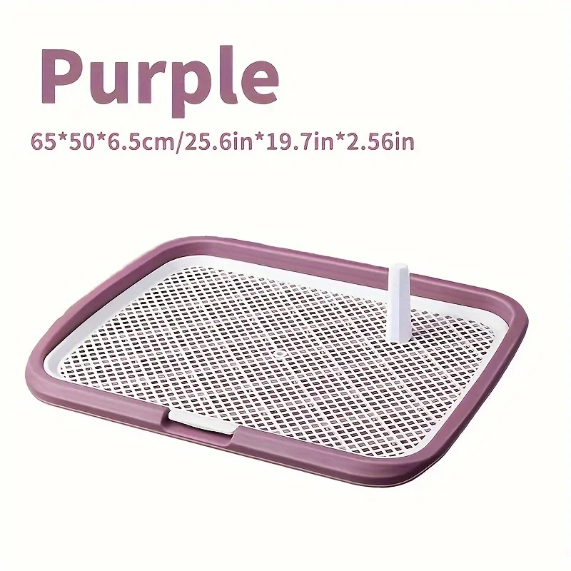 Dog Potty Training Tray Pee Pad Holder with Removable Grid Reusable Puppy Toilet for Indoor Dogs 1-3pc