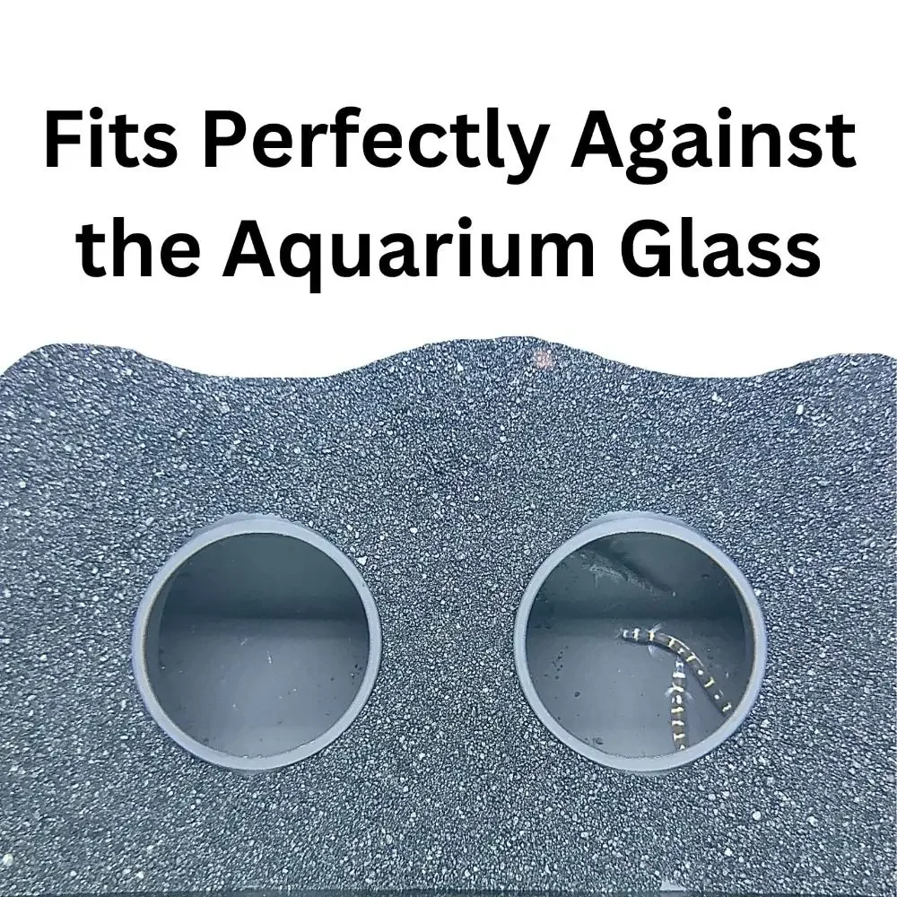 1Pcs Multifunctional Two Holes Underground Aquarium Tunnel Curved Gravel Substrate Cave Fish Hiding Shelter Reptile Hideout Orna