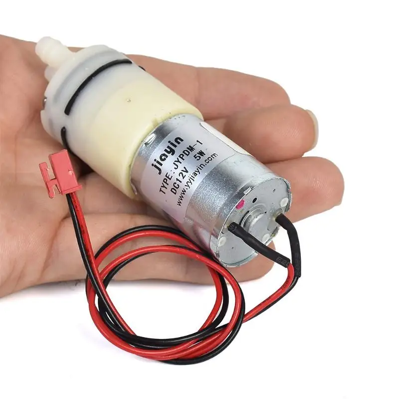 @1PC Micro Self-priming Suction Water Pump DC 3.7V 5V Small Mini 370 Motor Diaphragm Pump DIY Dispenser Tea Table Garden Pumping