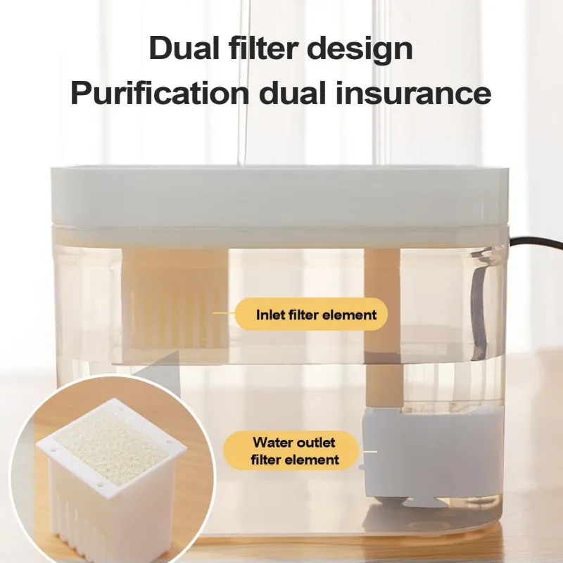 White Filter Cartridge for Pet Water Fountain, Smart Cat Water Fountain Filter, Small Cube Pet Water Dispenser Filter Cartridge