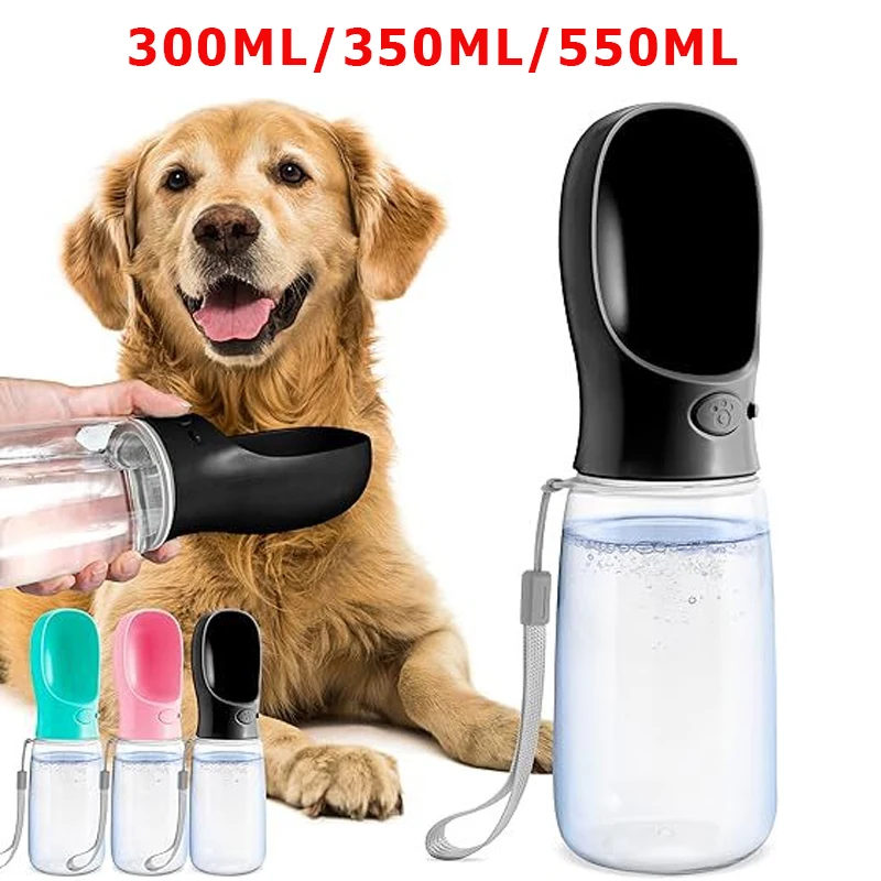 Pet Portable Big Dog Water Bottle for Small Large Dogs Outdoor Hiking Leakproof Puppy Drinking Bowls Golden Retriever Supplies