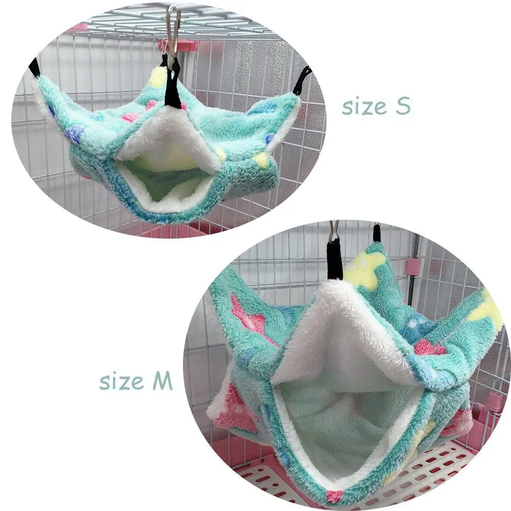 Ferret Rat Warm Hanging Pet Sleeping Bag Pet Hammock Hamster Cage Squirrel Beds