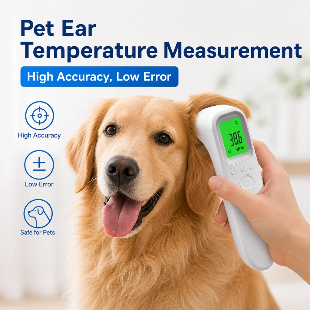 AiQUE Pet Thermometer Digital Fast Reading Accurate Animal Temperature Meter For Dog Cat Rabbit Livestock Veterinary Electronic