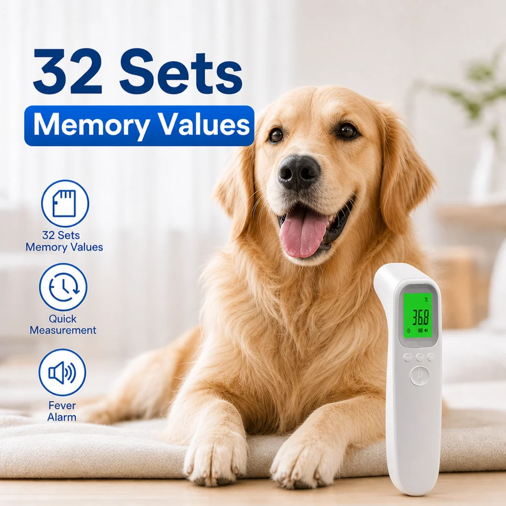 AiQUE Pet Thermometer Digital Fast Reading Accurate Animal Temperature Meter For Dog Cat Rabbit Livestock Veterinary Electronic