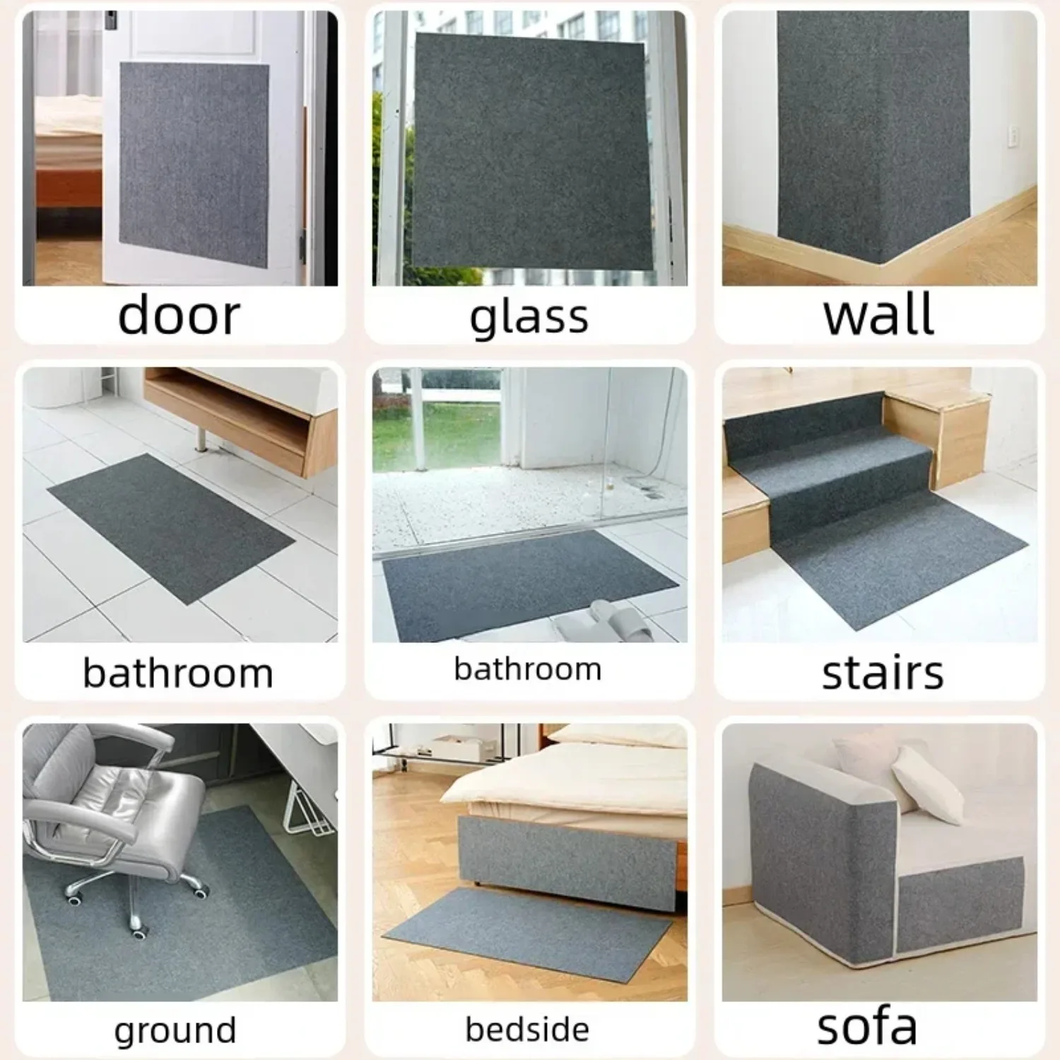 Self-Adhesive Anti Cat Scratch Sofa DIY Cats Scratch Protection Paws Sharpen Trimmable Carpet Cats Scratch Board Roll Shipment