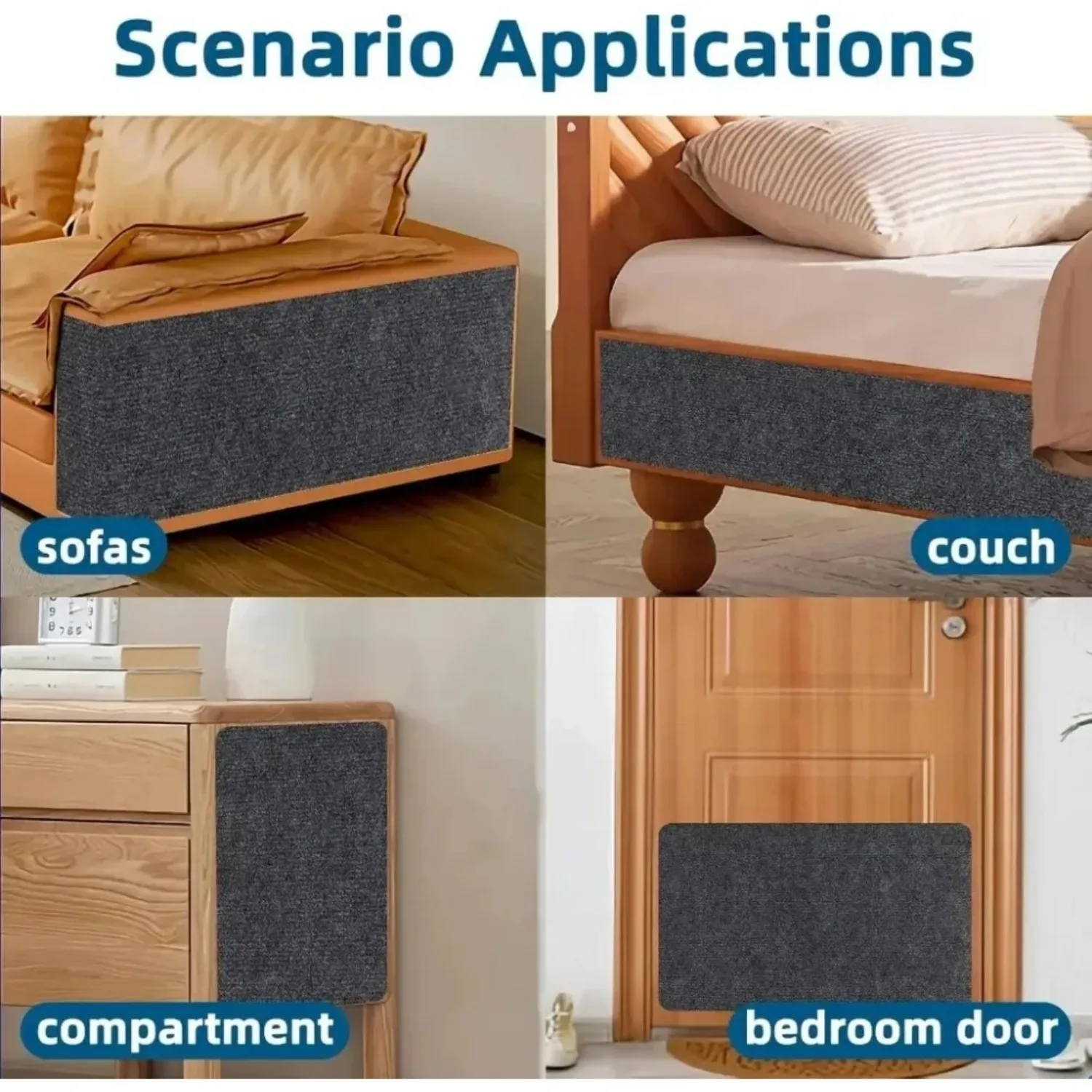 Self-Adhesive Anti Cat Scratch Sofa DIY Cats Scratch Protection Paws Sharpen Trimmable Carpet Cats Scratch Board Roll Shipment