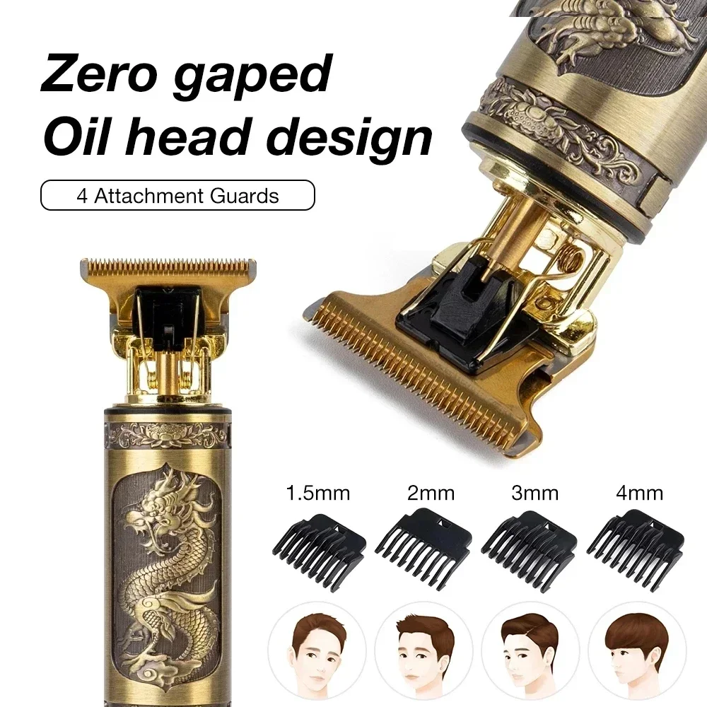 NewProfessional Hair Trimmer Digital USB Rechargeable Hair Clipper for Men Haircut Hair Cutter Barber Machine Men Trimmer Shaver