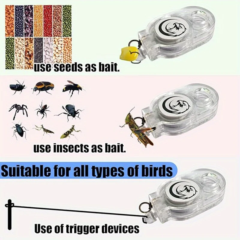 Multi Functional Hunting Keychain, Quick Setting Trap Clip, Durable PE Material, Suitable for Capturing Chickens and Ducks