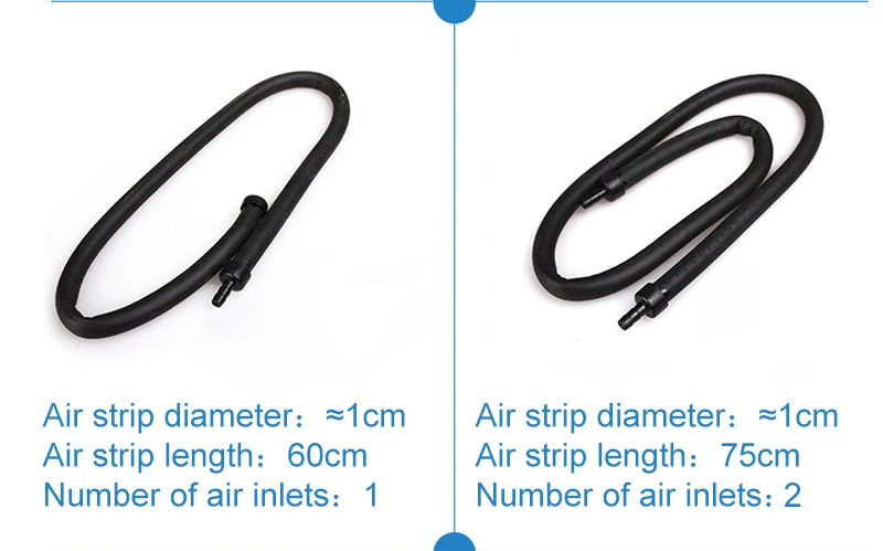 Aquarium Air Pump Oxygen Air Bubble Tube Aerator for Fish Tank Waterscape Bendable Air Stone Pipe Strip Diffuser Accessories
