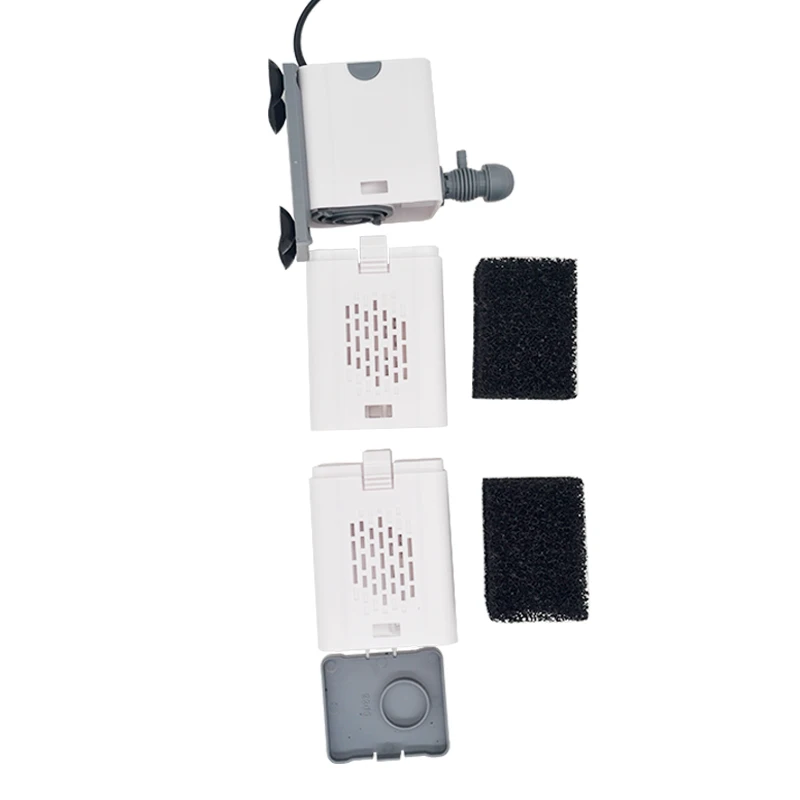 Aquarium Filter Pump Fish Tank Submersible Silent Air Oxygen Aerator Internal Water Pump Aquarium Air Pump Wave Maker 220v