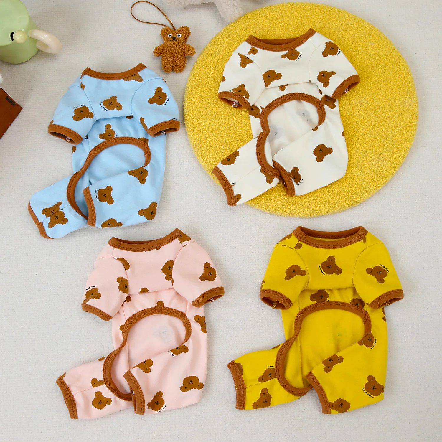 For Dogs Jumpsuit Puppy Pajamas Small Medium Pet Clothing Elegant Four Legs Clothes Chihuahua Pomeranian Costume Pet Supplies