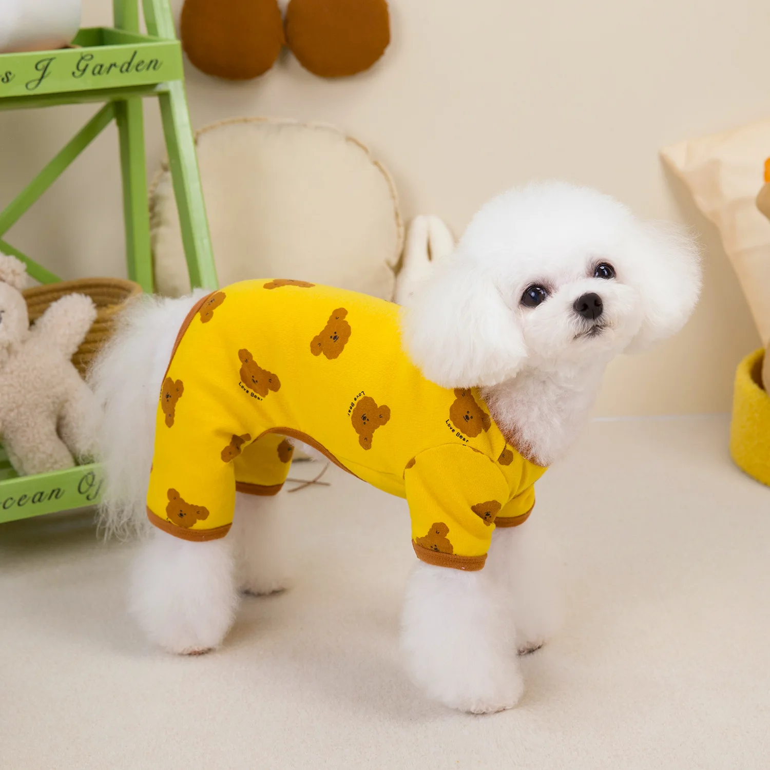For Dogs Jumpsuit Puppy Pajamas Small Medium Pet Clothing Elegant Four Legs Clothes Chihuahua Pomeranian Costume Pet Supplies