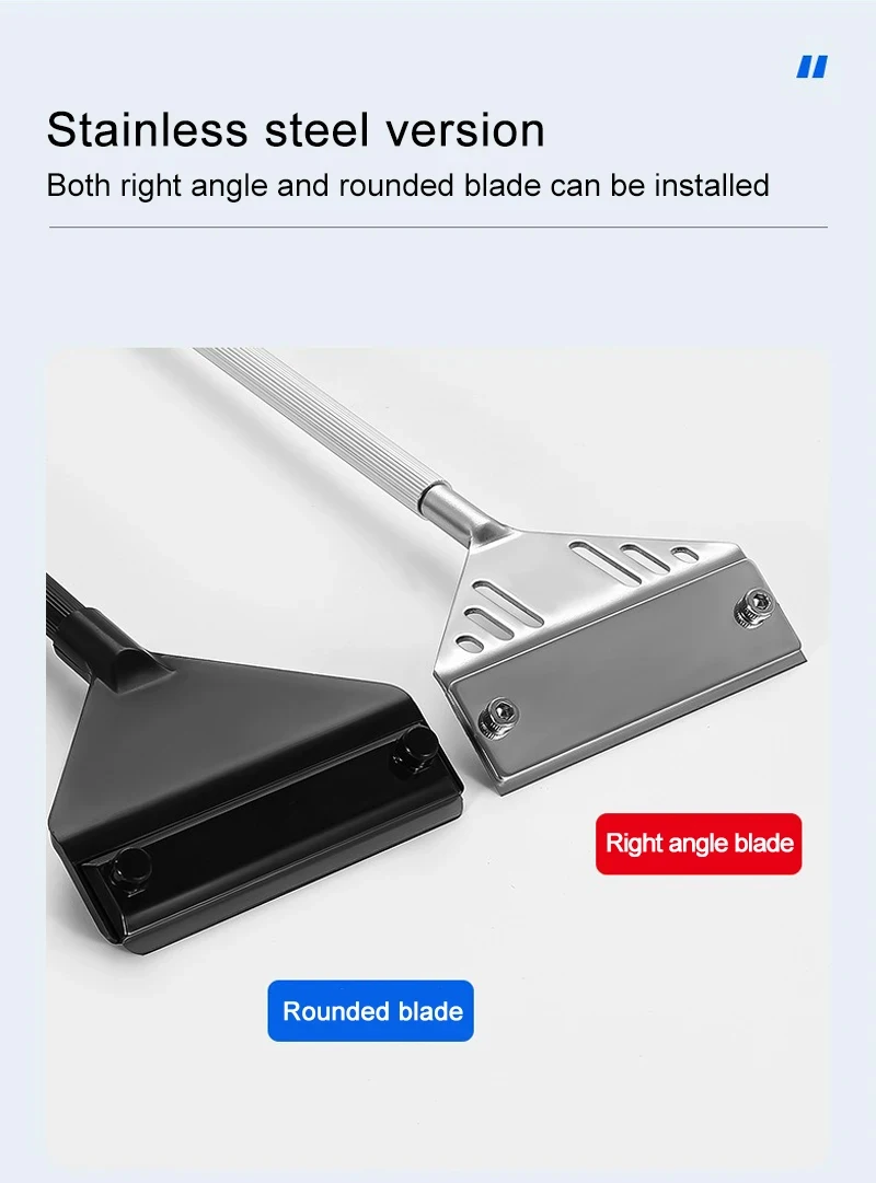 Aquarium Algae Remover Aluminum Alloy Stainless Steel Scraper Blade Fish Tank Glass Water Plant Grass Cleaning Tools Accessories