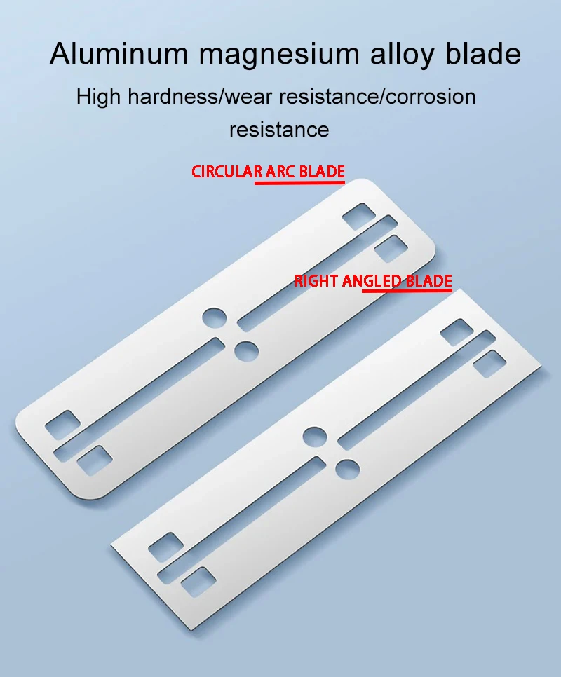 Aquarium Algae Remover Aluminum Alloy Stainless Steel Scraper Blade Fish Tank Glass Water Plant Grass Cleaning Tools Accessories