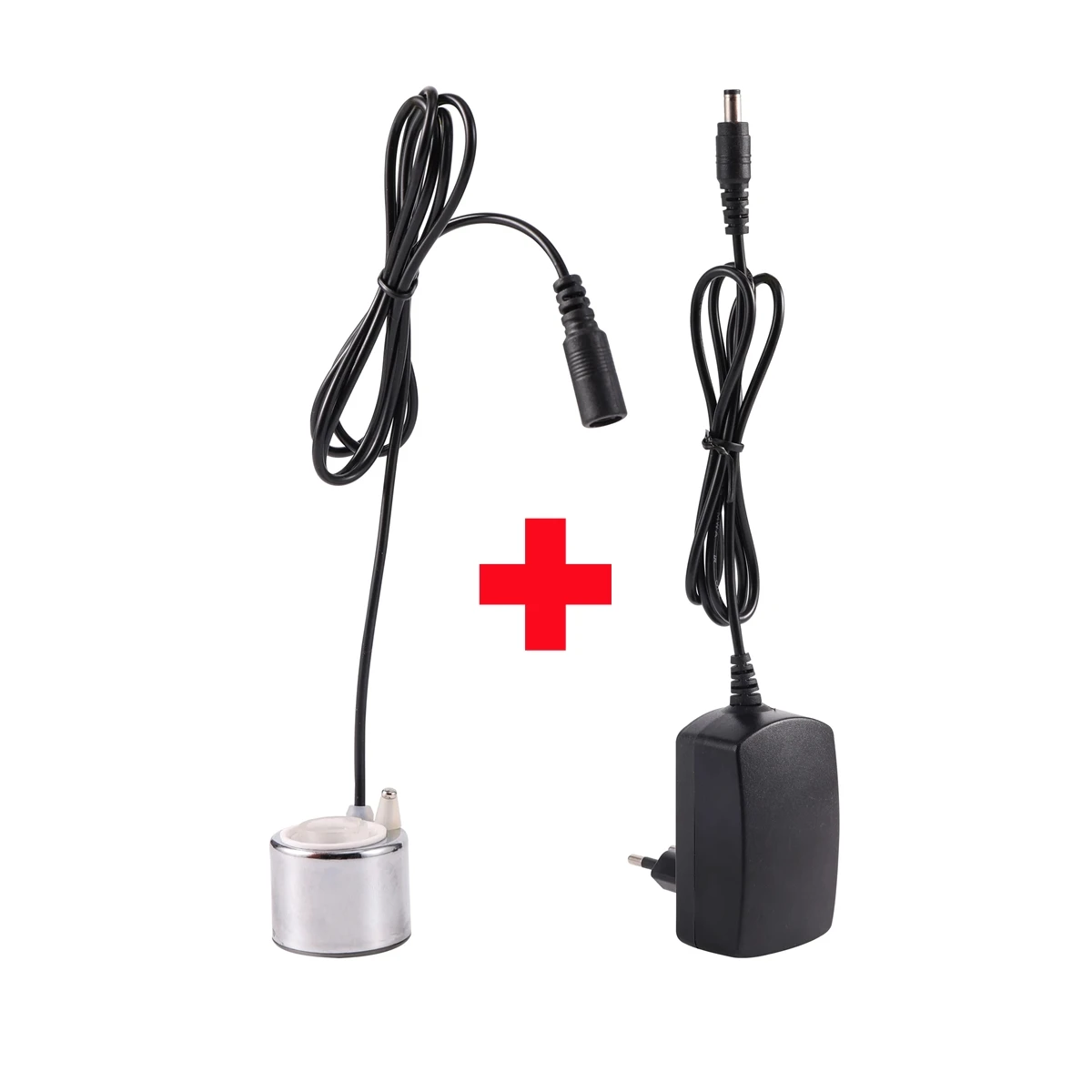 Fish Tank Fish Pond Landscaping Ultrasonic Nebulizer Small Water Rockery Bonsai Atomizer Humidifier & EU Plug Power Adapter 1set
