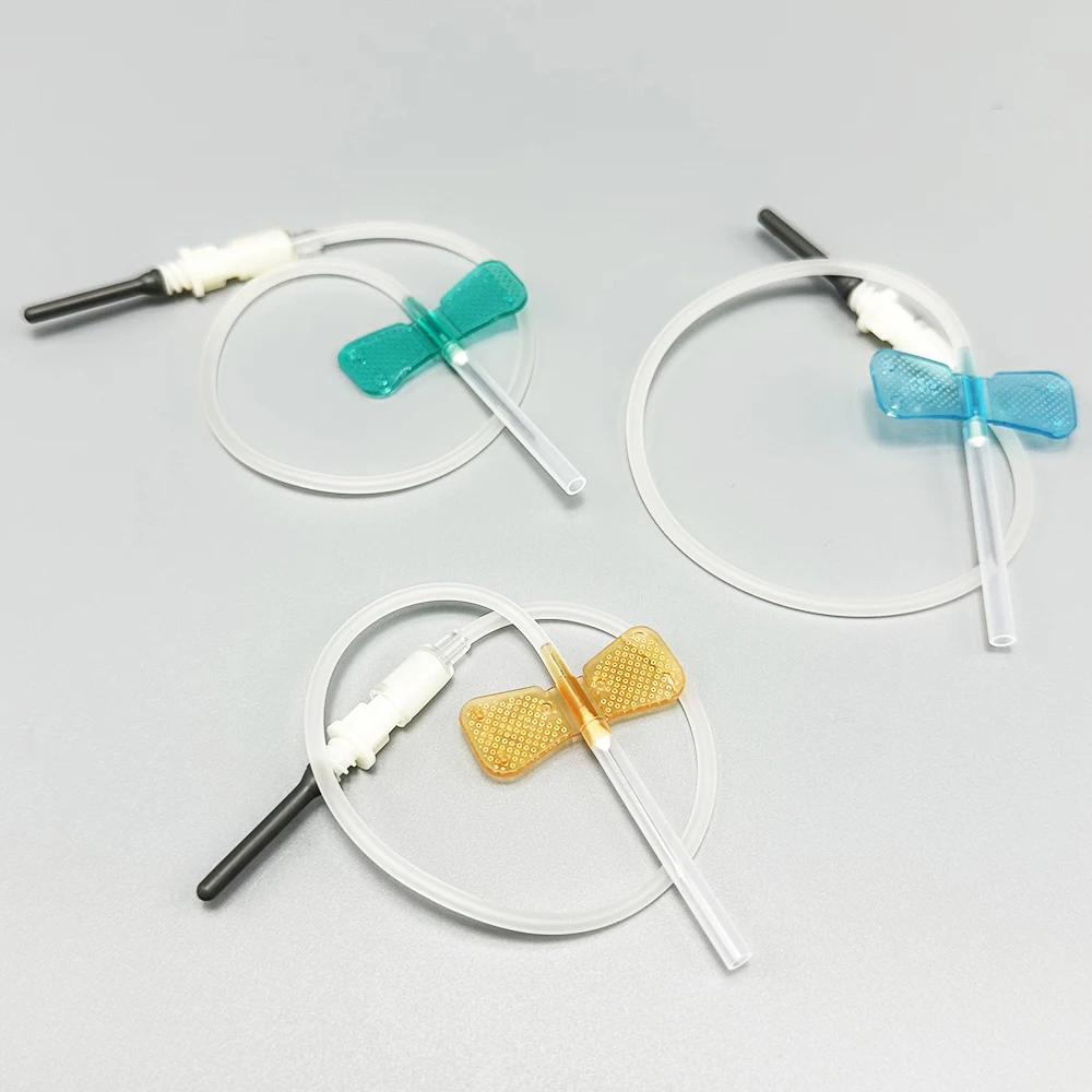 50PCS/lot Disposable Butterfly Blood Collection Needle Double Wing Type Blood Collection Needle Pet Care Room Cat Dogs Animal
